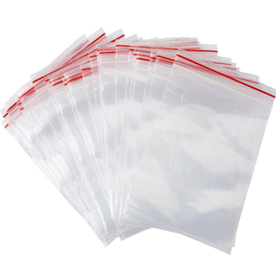 Convenient 100pcs/Pack Clear Ziplock Reclosable Plastic Poly Tiny 6*9cm Bags