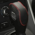 thumbnail image 3 of 2X Car PU Gear Shift Knob Cover for Focus Fiesta Escape 2012-2016 Transit C-Max Red Line, 3 of 7