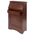 thumbnail image 5 of Pemberly Row Transitional Solid Wood Secretary Desk in Antique Walnut, 5 of 15