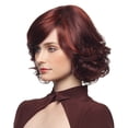 thumbnail image 2 of Fashion Synthetic Short Red Wine Curly Hair Wig Natural Wigs Female Fiber, 2 of 4