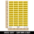 thumbnail image 2 of Kindly Deliver To Leaf Detail Letter Mail Sticker Set - Yellow - Matte Finish - 1.25" Mini, 2 of 7