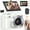 White, variant on MARVUE Digital Camera 5K 75MP WiFi Vlogging Camera for Photography, 18x Zoom, Autofocus, Flip Screen with 32GB Card