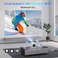 thumbnail image 3 of Proyector Mentech Mini 150 WiFi Bluetooth Android TV 11.0, 3 of 7