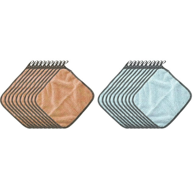 WUSUOWEI 20PCS Upgrade Multipurpose Dishwashing Rags,Tear Design,Thickened Table Cleaning Cloth,Absorbent Scouring Pad,Kitchen Cleaning Supplies,Microfiber Clean Cloths for Home,Kitchen,Stove