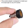 thumbnail image 5 of Unique Bargains E14 to E12 Lamp Base Converter Light Socket Adapter Silver 6 Pack, 5 of 5