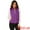 Dark Orchid, variant on Unique Bargains Women's Stand Collar Lightweight Gilet Quilted Zip Vest
