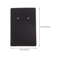 thumbnail image 2 of BESTOYARD Simple Rectangular Black Jewelry Display Cards for Decor 100Pcs, 2 of 5