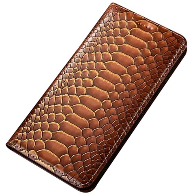 Case For Xiaomi 17 Ultra, Genuine Leather Cover With Card Insertion Anti-Fall Microfiber Lining Holder Shell