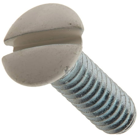 

Leviton 88000-PRT White Clean & Smooth Surface Metal Wall Plate Screws 1/2 H in.