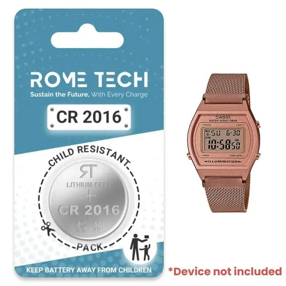 Replacement Battery for CASIO B640WMR-5AVT Watch