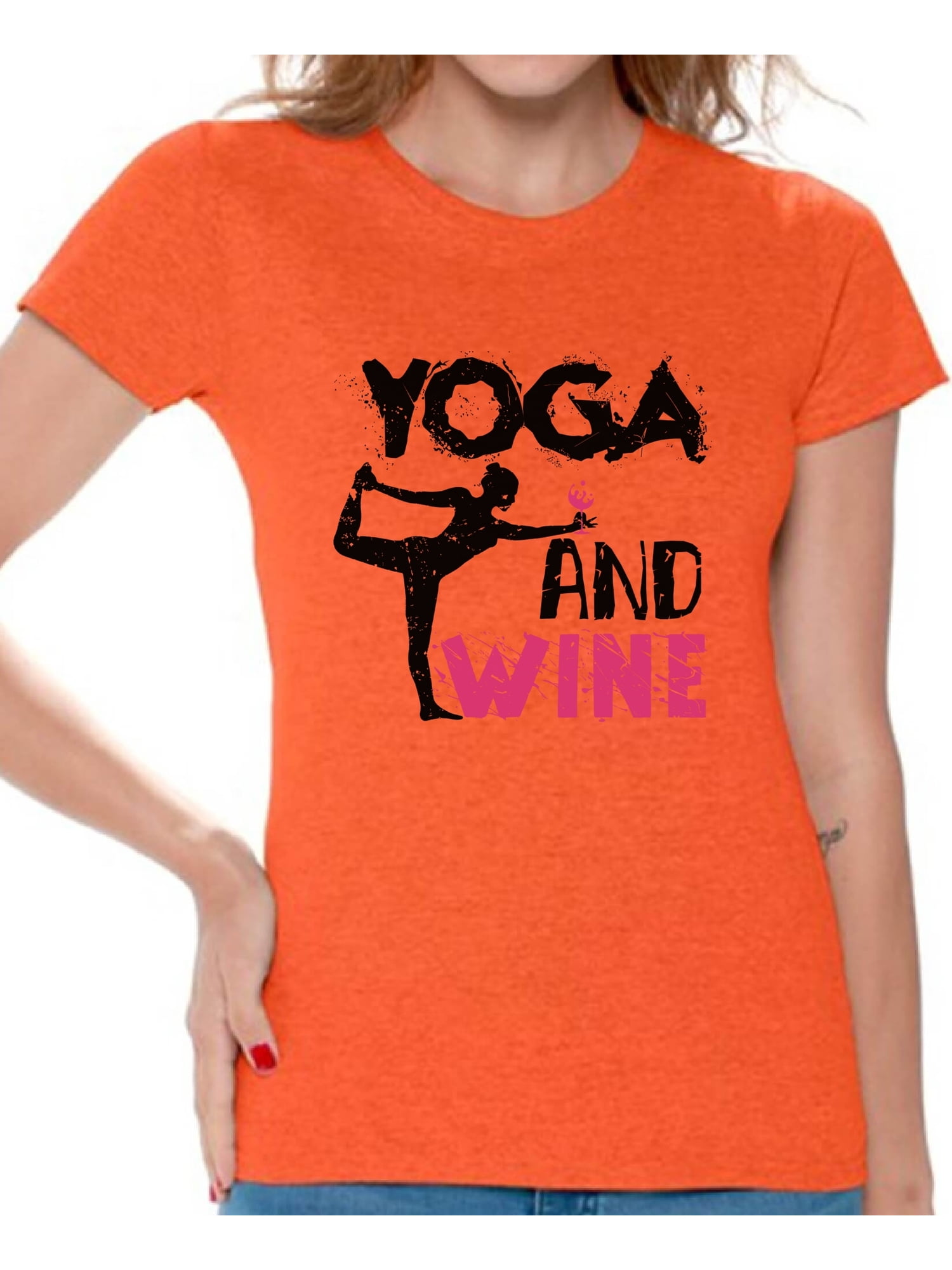 yoga graphic t shirts