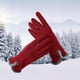 thumbnail image 4 of Guantes de invierno para mujer Pantalla táctil Fleece Grueso Cálido Cómodo rojo Zulema Guantes de invierno para mujer, 4 of 8