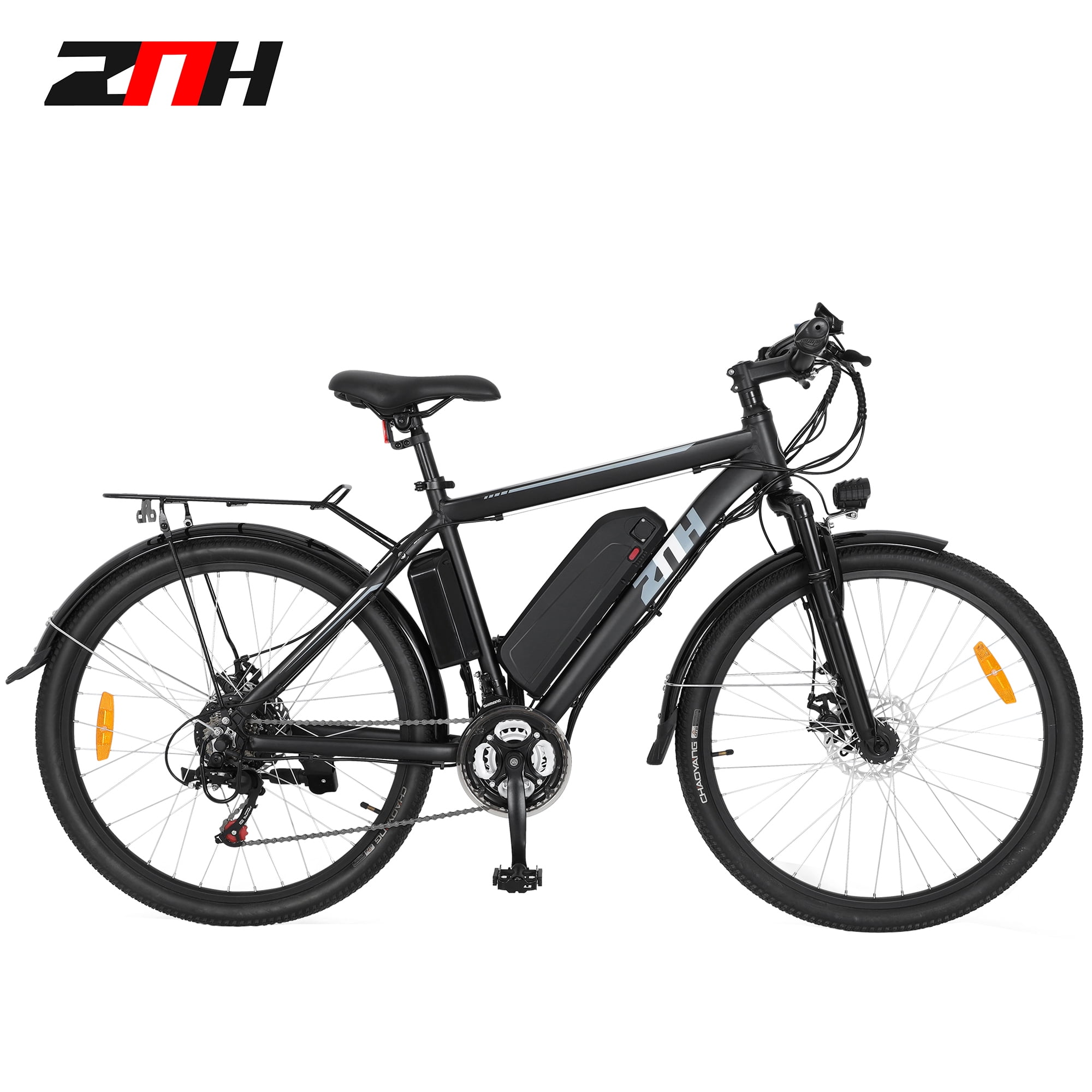 ZNH Electric Bike 26" Electric Mountain Bicycles 350W Motor E bike 21 Speed 36V 10Ah Electric Commuter Bike 20MPH Black Electric Bicycle Ebike