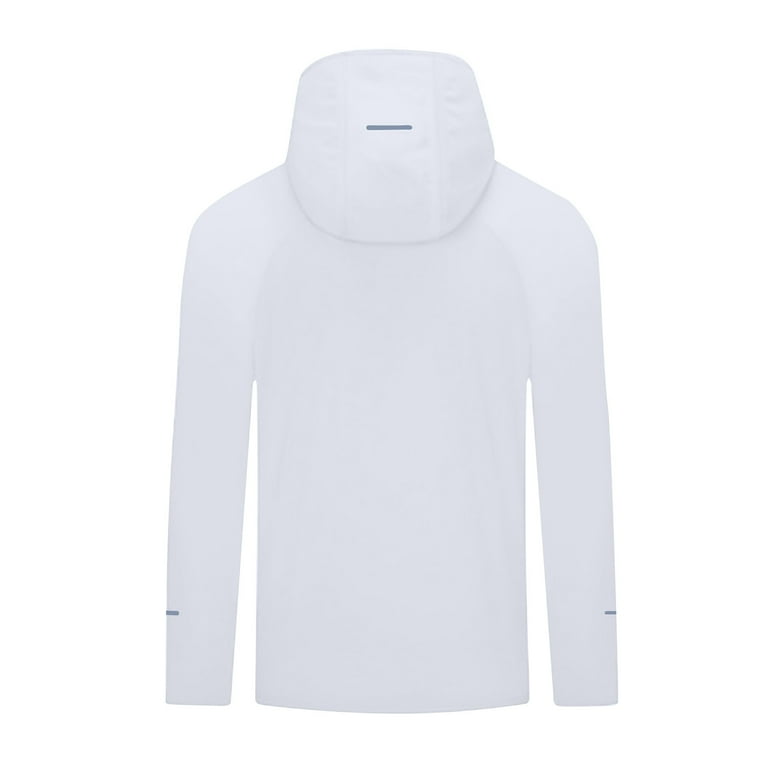 SSAAVKUY Men's Running Jacket Lightweight Water Resistant