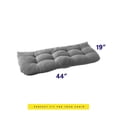 thumbnail image 3 of Cojines para Silla de Patio al Aire Libre, Almohadillas de Asiento de Descanso de Alta Calidad, cómodos, Relleno de Fibra Gruesa, 44 x 19 Pulgadas, 1 Unidad, 3 of 5