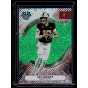 2025 Topps Bowmans Best University Sam Leavitt Green Mini Diamond 62/99 #62 Arizona State Sun Devils NCAA Football Trading Card