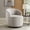 Gray, variant on Comfortable and Stylish Seating - Relax in a Gray Velvet Swivel Armchair at Home