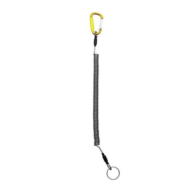 Fishing Miss Rope 1 Set Rod Release Rope Toughness High Stretch Strong Pulling Force Quick Release Fishing Keychain Ring Hook Fishing Enthusiasts