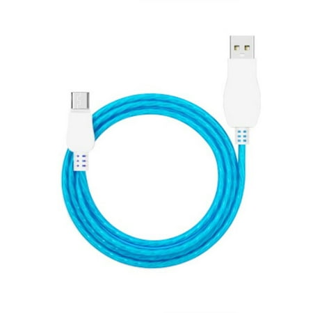 GeweYeeli USB Cable Type C 8 PIN LED Glow Charging Cable Data Sync Mobile Phone Cables USB Charging Line Cord