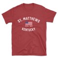 thumbnail image 1 of St. Matthews Kentucky Patriot Men's Cotton T-Shirt, 1 of 1