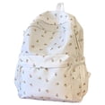 thumbnail image 6 of Floral Print Backpack, Trendy Lightweight Breathable Casual Polyester Daypack, Adjustable Comfortable Durable Multi-Pocket Floral Backpack for Travel, Work, Gym, Everyday Carry, Outdoor Activities, 6 of 7