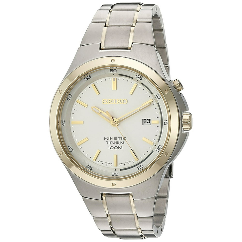 seiko men's silvertone
