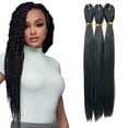 thumbnail image 3 of (4 pack) Darling Pre-Stretched Thrive Braid Hair 3X Pack, 52 inch, #1B, Adult, Women, 3 of 10