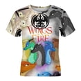 thumbnail image 4 of Wings Of Fire WOF Kid's T-Shirt Short Sleeve T-Shirt Tops Summer Tee Shirt for Boys Girls 100CM, 4 of 8