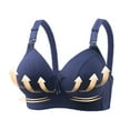 thumbnail image 4 of Women's Full Coverage Bras, Women's Push Up T-Shirt Bra Underwire Padded Bras Plunge Full Support Bras Plus Size S-2XL, 4 of 4