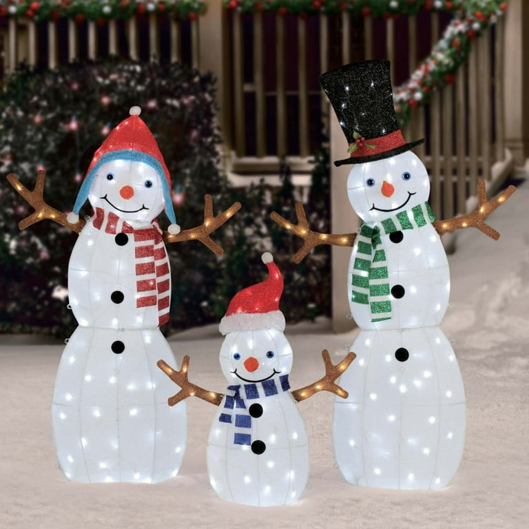 Outdoor Lighted Snowman Figure – Sullivans Home Decor