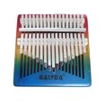 thumbnail image 3 of Kalimba 17 Key Mahogany Body Thumb Piano Gradual rainbow color Mbira Musical Instrument, 3 of 7