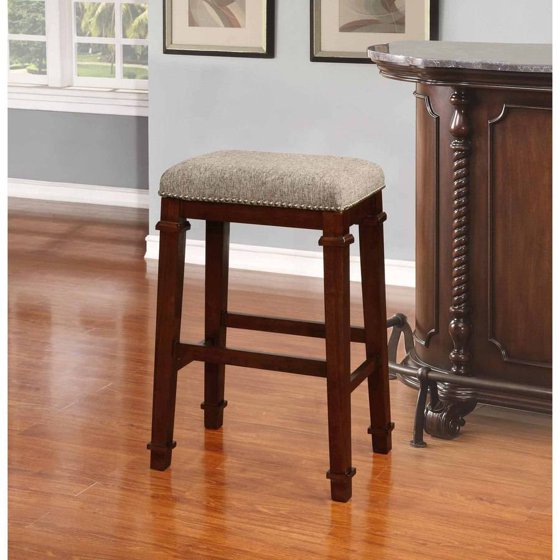 Linon Kennedy Backless Bar Stool, 30 inch Seat Height ...