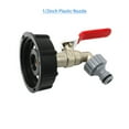 thumbnail image 4 of IBC Tank Adapter S60X6 1/2" 3/4" Garden Hose Faucet Water Tank Hose Connector Tap Replacement Connector Fitting Valve ,Durable Materia, 4 of 6