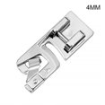 thumbnail image 1 of Sewing Machine Rolled Hem Foot Household Sewing Machine Rolled Hem Metal Presser Hemmer, 4mm Workhe, 1 of 9