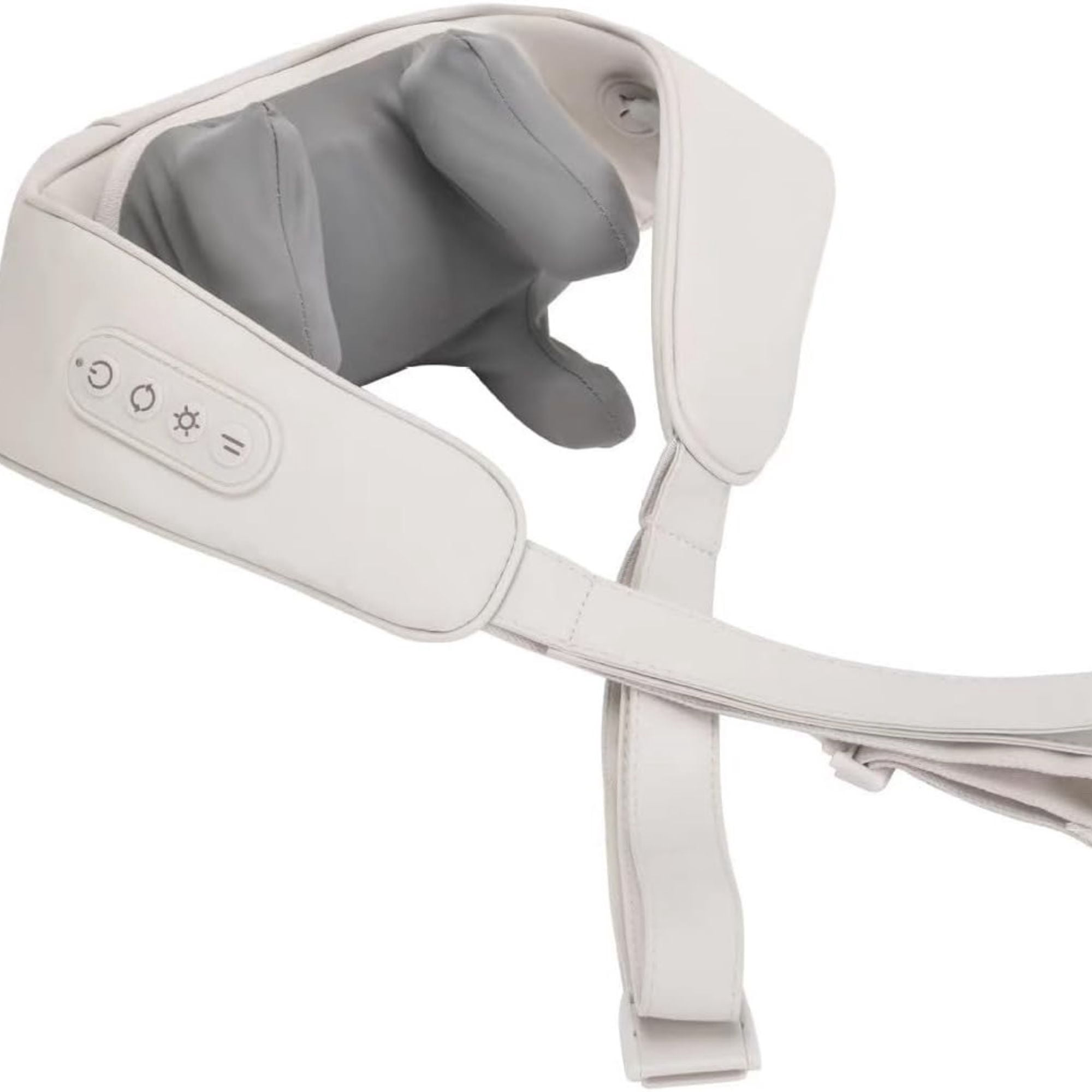 WOWMTN Q6EH_W  6D Electric Shiatsu Neck, Shoulder, Back Massager with Heat(Wihte)