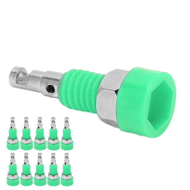 Banana Socket Banana Female Socket Banana Adapter Panel 10pcs 2mm Banana Female Jack Socket Connector Adapter Panel Mini Binding Post For Electronic Instrument