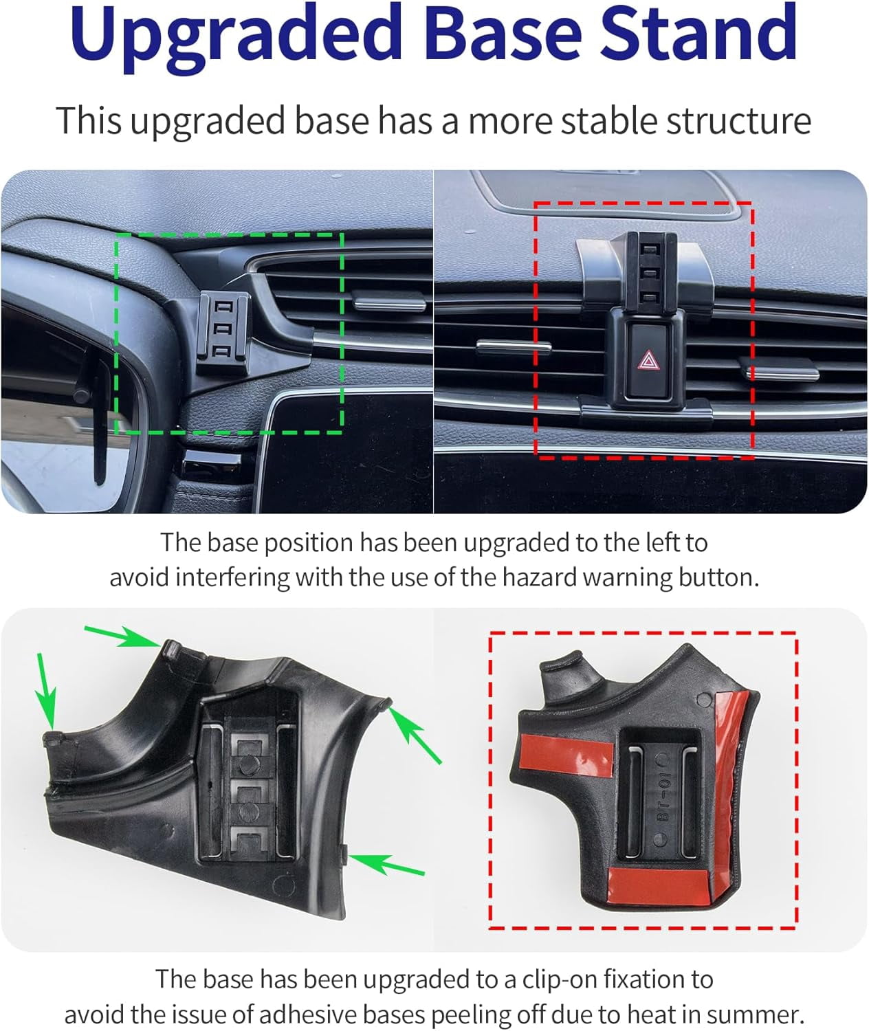 Car Phone Holder for 2017-2022 Honda CR-V / 2020-2022 CRV Hybrid Auto Accessories Navigation Bracket Interior Decoration Mobile Cell Phone Mount, 360° Rotation