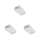 thumbnail image 2 of Monstrate Home Office Hotel CAT5 Cable de Internet sin blindaje Conector modular Paso a través de conectores de red Computadora portátil Type1 NO1, 2 of 6