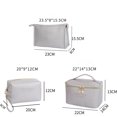 thumbnail image 4 of YUANOU Large Capacity Make Up Bags Vanity Case Cosmetic Nail Tech Storage Beauty Box(Black)Square style, 4 of 4