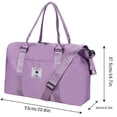 thumbnail image 2 of Bolsa de viaje Woogwin, impermeable, deportiva, para gimnasio, color morado, 2 of 7