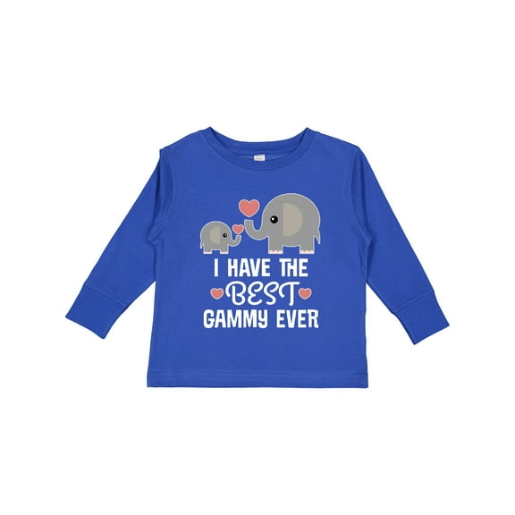 Inktastic Best Gammy Ever Grandchild Boys or Girls Long Sleeve Toddler T-Shirt