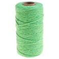 thumbnail image 1 of OULII 30Pcs Macrame Yarn Soft Cotton Rope Handmade Crafts Enthusiasts Home Decor Green Round 10000 x 0.2 x 0.2 in, 1 of 5