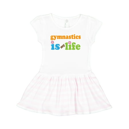 

Inktastic Gymnastics is My Life Gift Toddler Girl Dress
