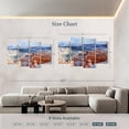 thumbnail image 4 of Elephant Stock Winter In Bryce Canyon Wall Art - Horizontal Multi Panel Canvas - Living Room Wall Decor - Nature Multi Panel - Purple And Orange Decor - 84" x 54", 4 of 8
