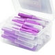 thumbnail image 5 of Soidarity Cepillo interdental de 40 Uds., hilo flexible, cepillos de de empuje, herramienta de higiene bucal para interiores y exteriores, cuidado de los oídos Púrpura 1.2-1.5 mm Soidarity  JJ24500-06B, 5 of 6