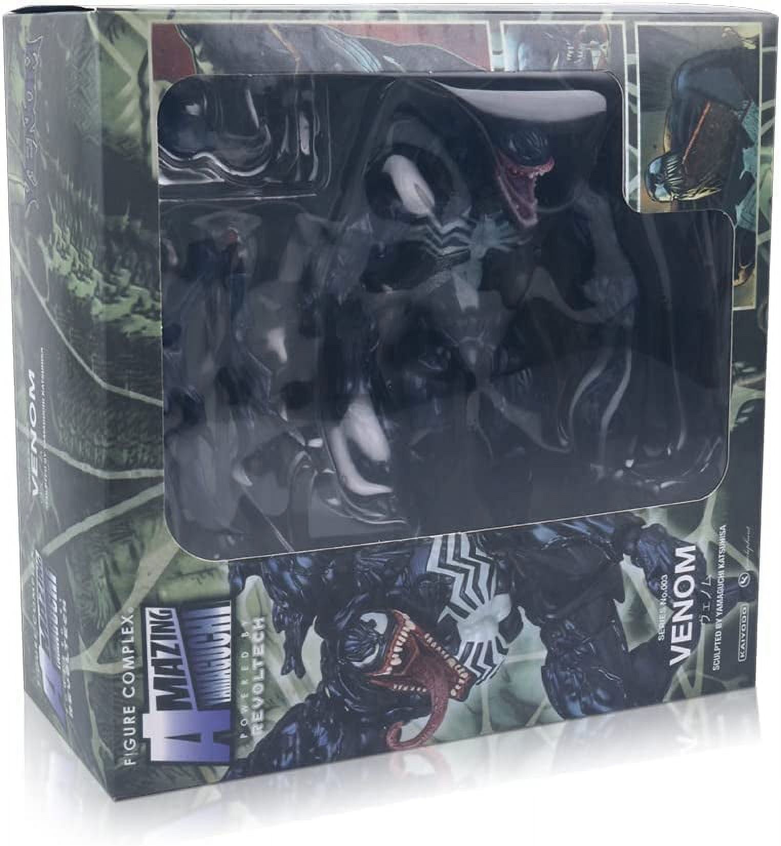 Erock Venom Legends Series Venom 2 and Carnage 2 Action Figures, PVC, 7" in