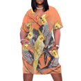 thumbnail image 1 of Cockatiel Fun vestido suelto con bolsillos vestido largo para mujer ropa de mujer vestidos de noche de lujo 2025, 1 of 7
