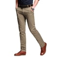 thumbnail image 1 of Pantalón casual slim fit elástico para hombre Match color caqui talla 36, 1 of 5