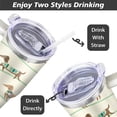 thumbnail image 5 of 40OZ Dachshund Gift with Handle and Straw-Dachshund Tumbler Cold and Hot Stainless Steel Double Wall Coffee Mug Dachshund Gift, 5 of 6