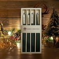 thumbnail image 2 of Luoshdecor 4Pcs 10 in Taper Candles, Merry Christmas Smokeless Scent Candle Candle for Home Dinner Wedding Festival Party Decoration, 2 of 5